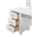 Coaster Furniture Barzini 205897 7-Drawer Vanity Set with Lighting - White IMAGE 3