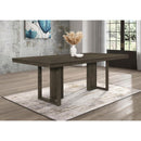 Coaster Furniture Kelly 107961 Rectangular 87-inch Wood Dining Table - Dark Grey IMAGE 5
