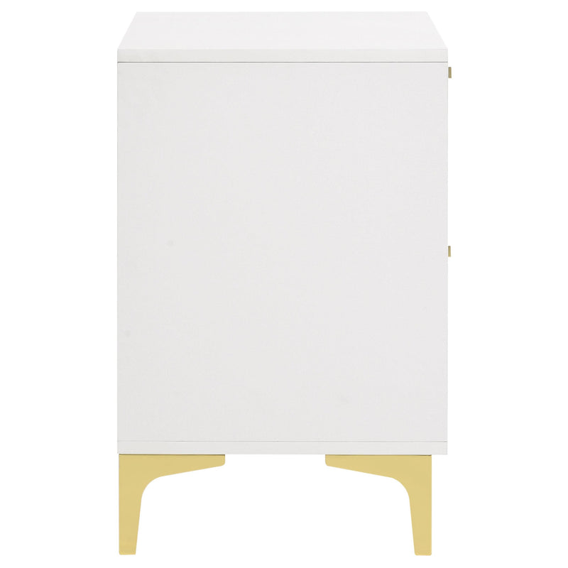 Coaster Furniture Kendall 224402 2-Drawer Nightstand - White IMAGE 8