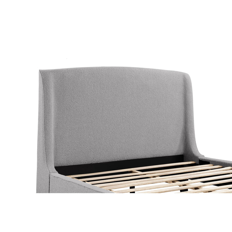 Coaster Furniture Mosby 306021Q Upholstered Queen Wingback Bed - Grey IMAGE 11