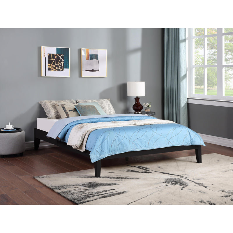 Coaster Furniture Hounslow 306129Q Queen Universal Platform Bed - Black IMAGE 2