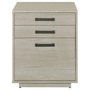 Coaster Furniture Loomis 805882 3-Drawer Home Office File Cabinet - Whitewashed Grey IMAGE 5