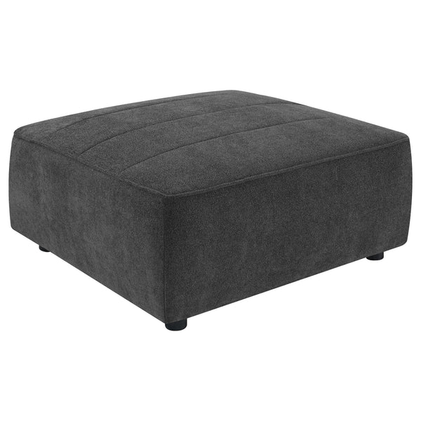 Coaster Furniture Sunny 552083 Square Upholstered Ottoman - Dark Charcoal IMAGE 1