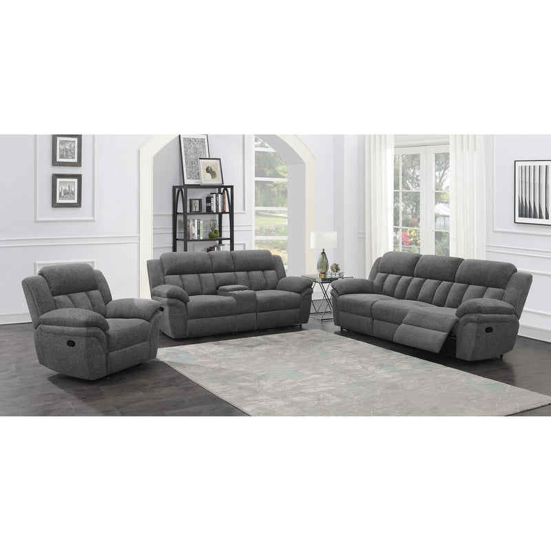 Coaster Furniture Bahrain 609541 Upholstered Motion Sofa - Charcoal IMAGE 12