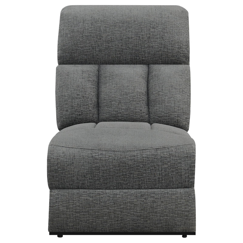 Coaster Furniture Bahrain 609541 Upholstered Motion Sofa - Charcoal IMAGE 7