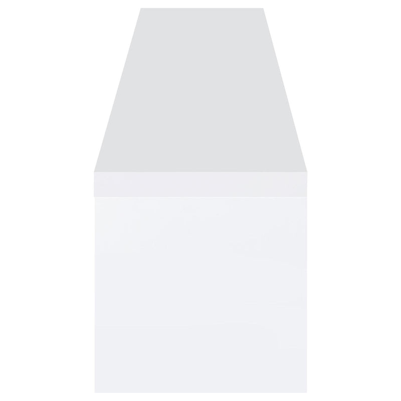 Coaster Furniture Jude 704251 2-Drawer Engineered Wood 71" TV Stand - High Gloss White IMAGE 6