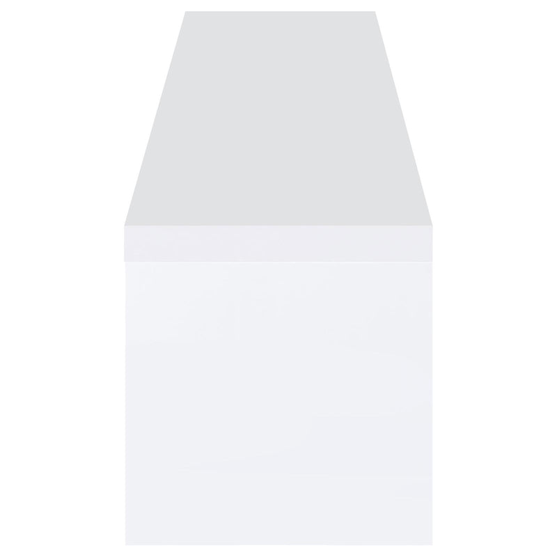 Coaster Furniture Jude 704262 2-door Engineered Wood 79" TV Stand - High Gloss White IMAGE 6