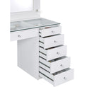 Coaster Furniture Acena 931143 7-Drawer Vanity Set with Lighting - White High Gloss IMAGE 5