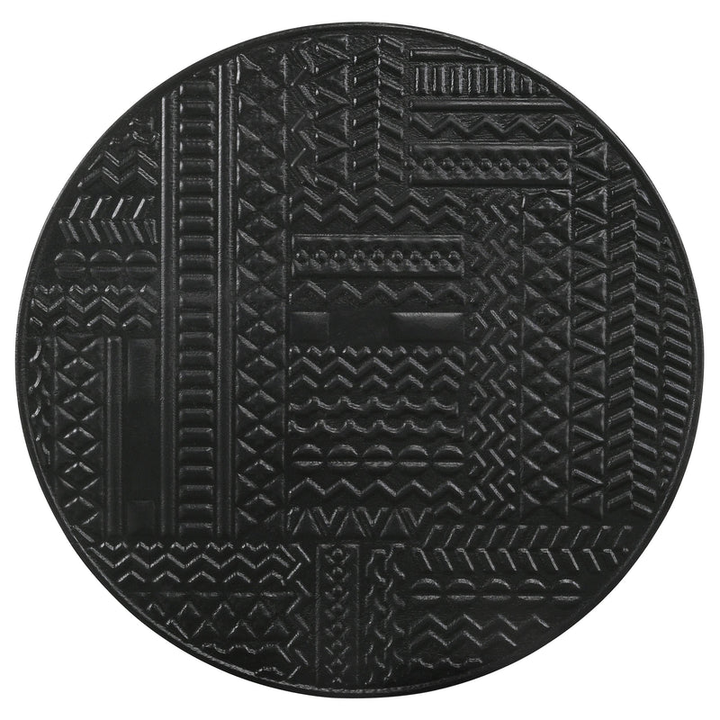 Coaster Furniture Loannis 935842 2-piece Round Mango Wood Nesting Table - Matte Black IMAGE 8