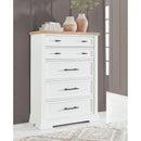  Benchcraft Ashbryn B844-46 Five Drawer Chest IMAGE 7