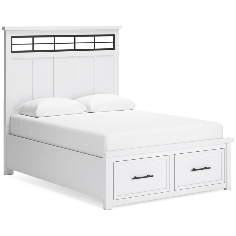 Benchcraft Ashbryn B844B2 Queen Panel Storage Bed IMAGE 1