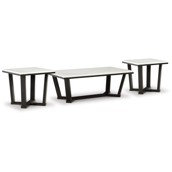 Signature Design by Ashley Fostead T770T1 Coffee Table and 2 Ends IMAGE 1