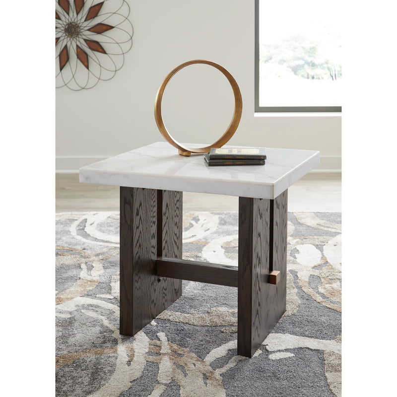 Signature Design by Ashley Burkhaus T779T1 Coffee Table and 2 Ends IMAGE 4