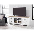  Signature Design by Ashley Ashbryn W844-68 Extra Large TV Stand IMAGE 5