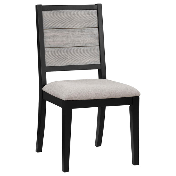 Coaster Furniture Elodie 121222 Wood Dining Side Chair - Grey and Black IMAGE 1