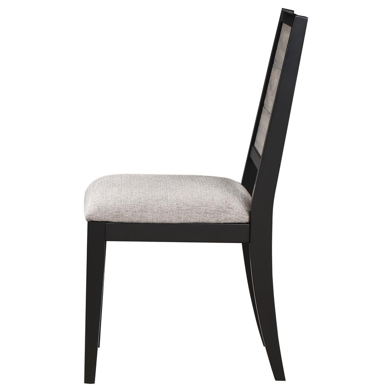 Coaster Furniture Elodie 121222 Wood Dining Side Chair - Grey and Black IMAGE 5
