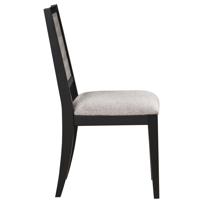 Coaster Furniture Elodie 121222 Wood Dining Side Chair - Grey and Black IMAGE 9
