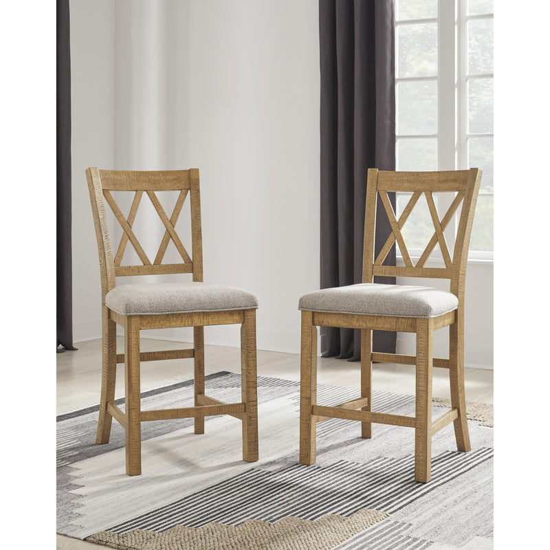  Signature Design by Ashley Havonplane D773-124 Upholstered Barstool IMAGE 5