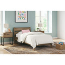 Signature Design by Ashley Deanlow EB1866B1 Twin Platform Panel Bed IMAGE 6