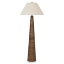  Signature Design by Ashley Danset L329101 Wood Floor Lamp IMAGE 1