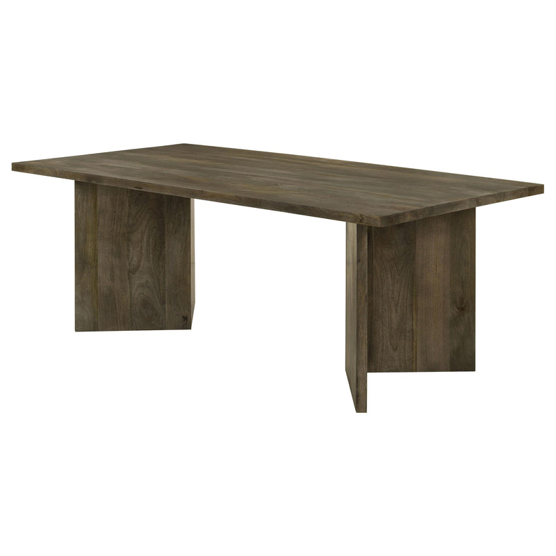 Coaster Furniture Tyler 130511 80-inch Solid Wood Dining Table - Mango Brown IMAGE 3
