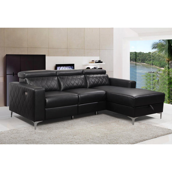 IFDC Power Reclining Bonded Leather Sectional IF-9021 RHF IMAGE 1