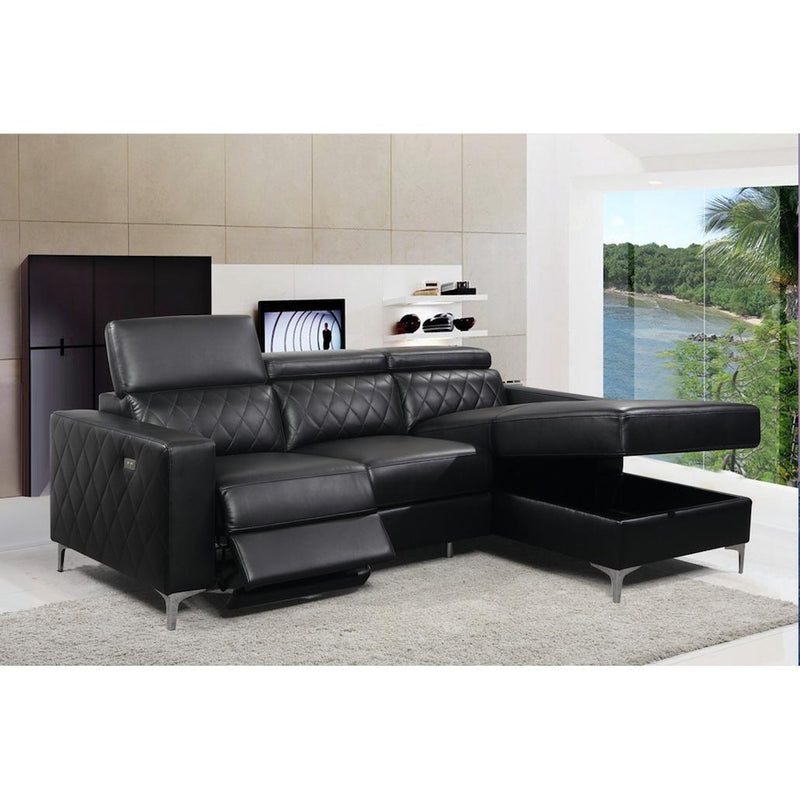 IFDC Power Reclining Bonded Leather Sectional IF-9021 RHF IMAGE 2