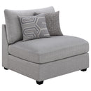 Coaster Furniture Cambria 551511-S4A 4 pc Upholstered Modular Sectional - Grey IMAGE 7