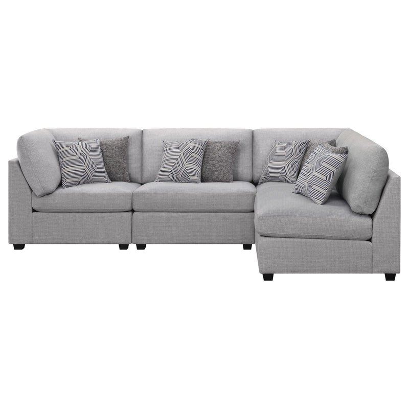 Coaster Furniture Cambria 551511-S5A 5 pc Upholstered Modular Sectional - Grey IMAGE 3