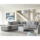 Coaster Furniture Cambria 551511-S5B 5 pc Upholstered Modular Sectional - Grey IMAGE 2