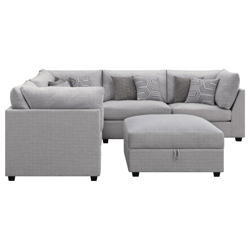 Coaster Furniture Cambria 551511-S6B 6 pc Upholstered Modular Sectional - Grey IMAGE 5