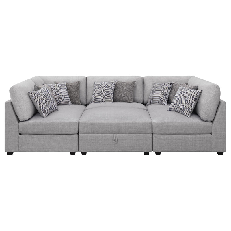Coaster Furniture Cambria 551511-SET 6 pc Upholstered Modular Sectional - Grey IMAGE 11