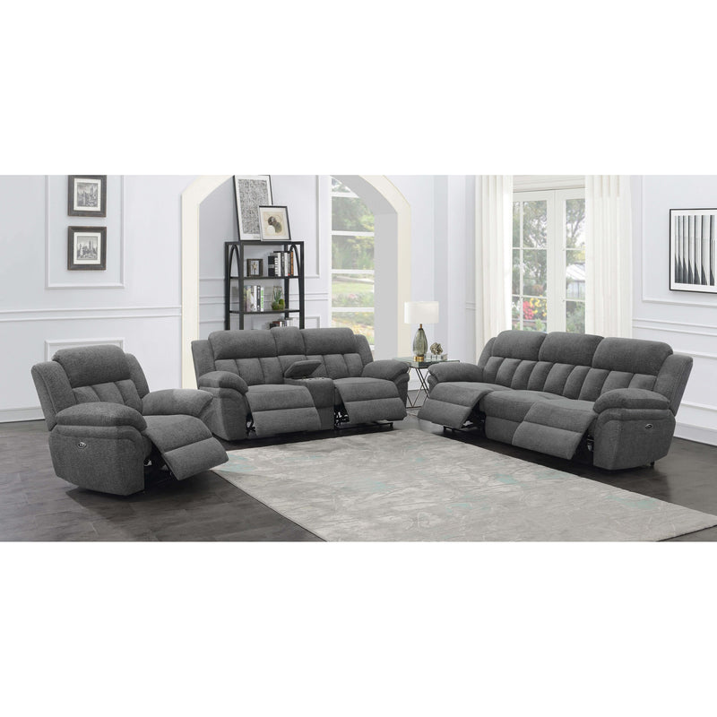Coaster Furniture Bahrain 609541P Upholstered Power Sofa - Charcoal IMAGE 4