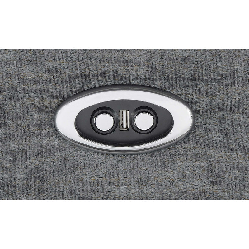 Coaster Furniture Bahrain 609542P Upholstered Power Loveseat - Charcoal IMAGE 8