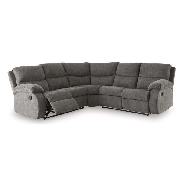 Signature Design by Ashley Museum 81807S2C 2 pc Reclining Sectional IMAGE 1