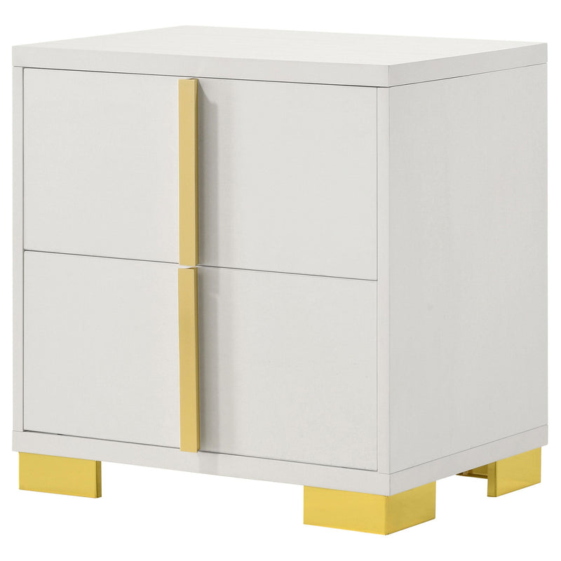 Coaster Furniture Marceline 222932 2-Drawer Nightstand - White IMAGE 6