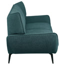 Coaster Furniture Acton 511161 Upholstered Flared Arm Sofa - Teal Blue IMAGE 8
