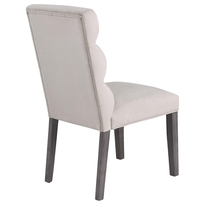 Coaster Furniture Carla 106683 Velvet Upholstered Dining Side Chair - Stone IMAGE 6