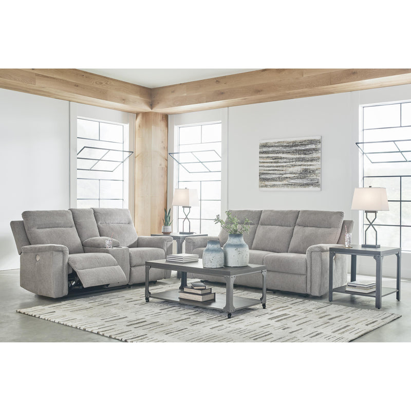  Signature Design by Ashley Barnsana 3320196C Double Reclining Power Loveseat with Console IMAGE 12