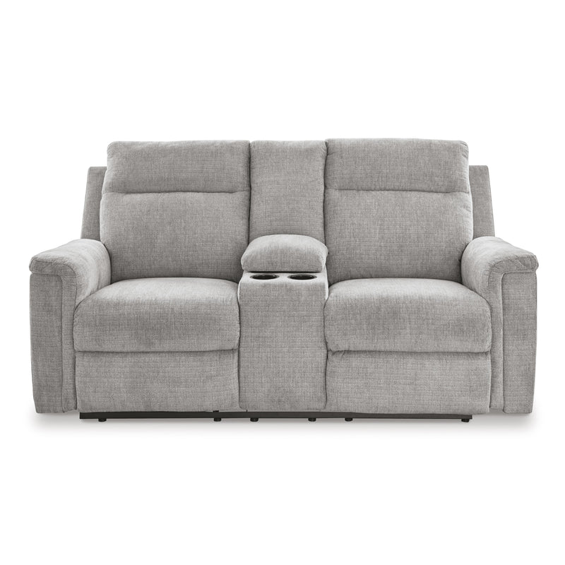  Signature Design by Ashley Barnsana 3320196C Double Reclining Power Loveseat with Console IMAGE 3