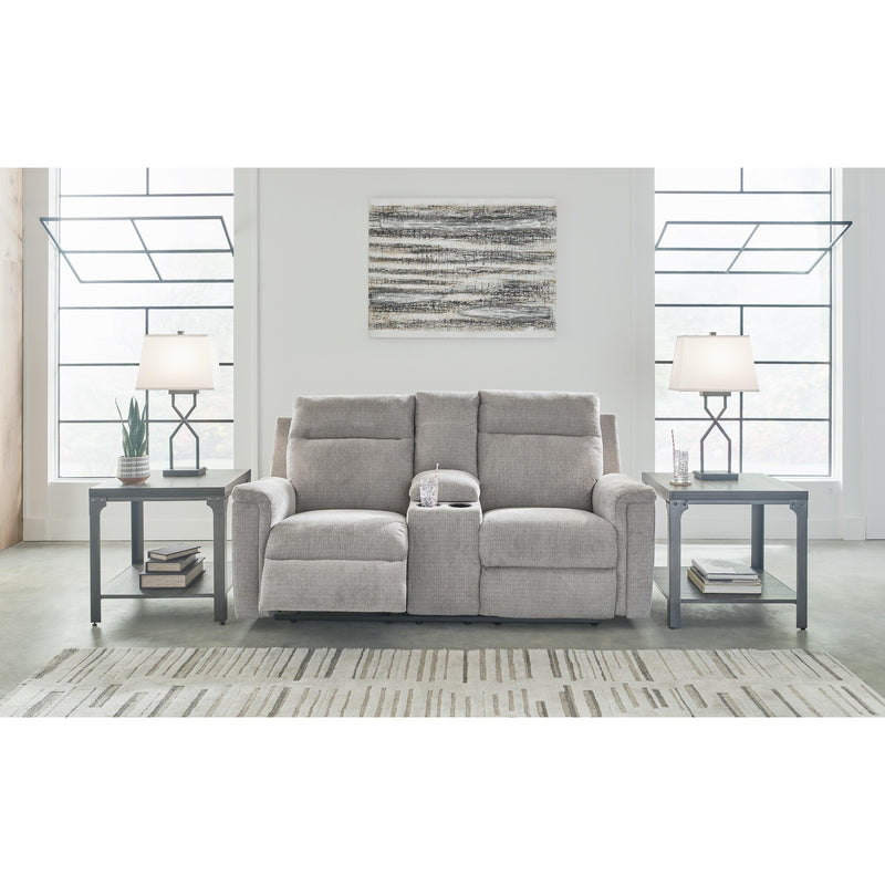  Signature Design by Ashley Barnsana 3320196C Double Reclining Power Loveseat with Console IMAGE 6