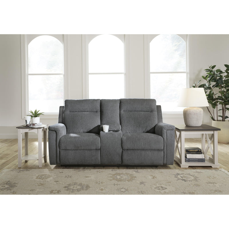 Signature Design by Ashley Barnsana 3320296C Double Reclining Power Loveseat with Console IMAGE 6