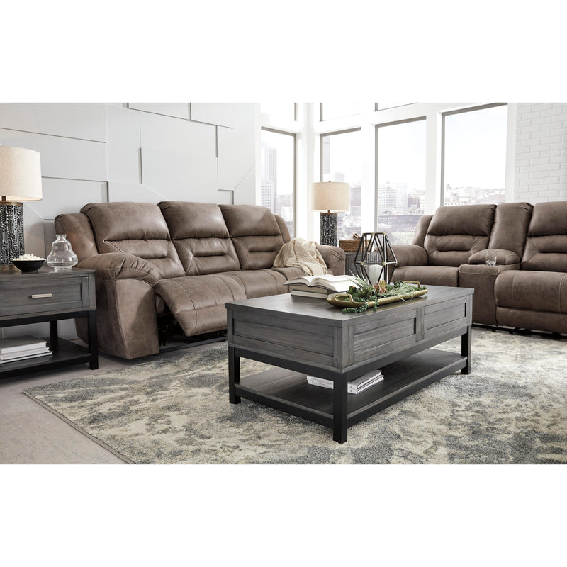  Signature Design by Ashley Stoneland 3990596C Double Reclining Power Loveseat with Console IMAGE 8