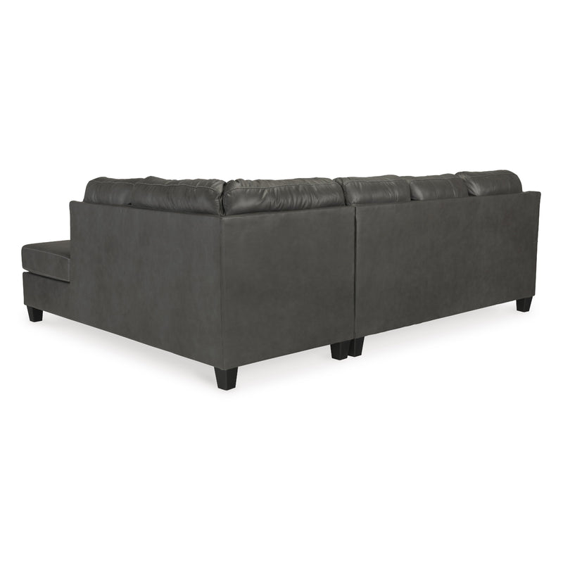 Signature Design by Ashley Valderno 47804S1C 2 pc Sectional with Chaise IMAGE 2