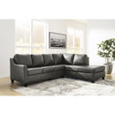 Signature Design by Ashley Valderno 47804S1C 2 pc Sectional with Chaise IMAGE 3