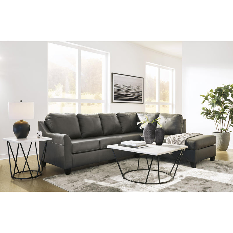 Signature Design by Ashley Valderno 47804S1C 2 pc Sectional with Chaise IMAGE 5