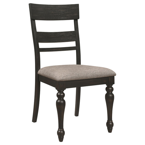 Coaster Furniture Bridget 108222 Wood Dining Side Chair - Charcoal IMAGE 1