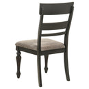 Coaster Furniture Bridget 108222 Wood Dining Side Chair - Charcoal IMAGE 6