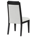 Coaster Furniture Brookmead 108232 Wood Dining Side Chair - Ivory and Black IMAGE 8