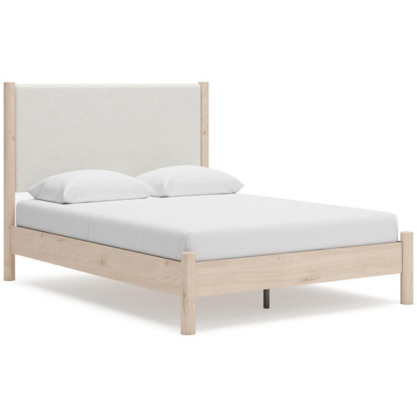 Signature Design by Ashley Cadmori B2615B4 Queen Upholstered Panel Bed IMAGE 1
